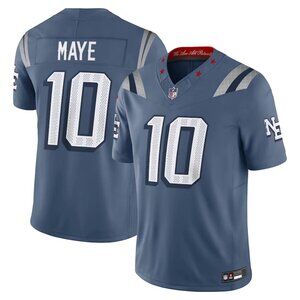 Mens or Youths Select Drake Maye Stitched Jersey Blue Vapor